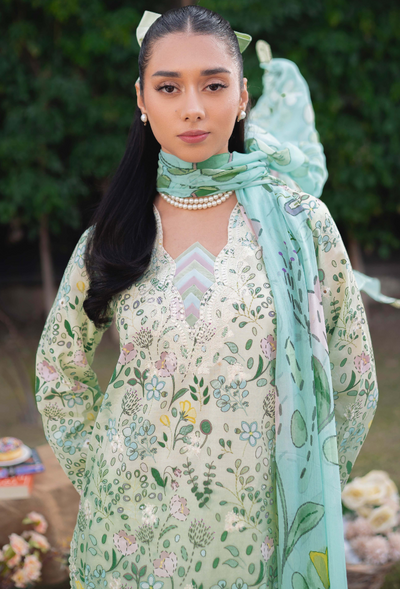 Humdum | Gardenia Lawn 24 | Printkari Lawn PLG 07 -  HumDum Luxury - Original Designer Dress - House of Maryam
