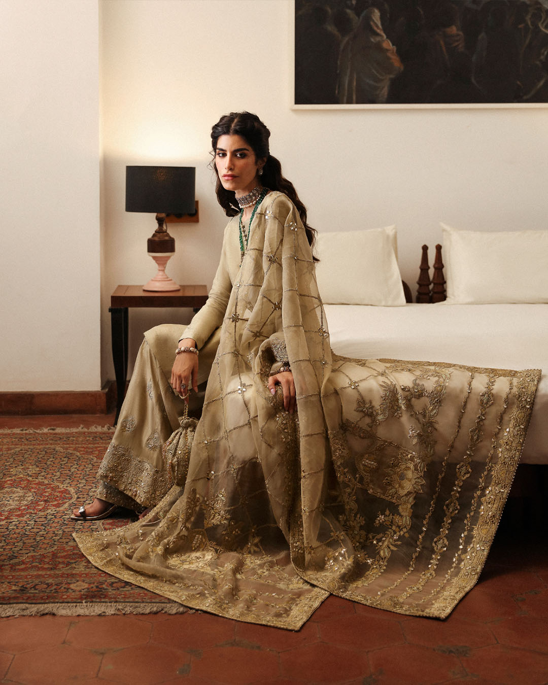 Faiza Saqlain | Mehermah Luxe Formals | Nainsi -  Faiza Saqlain Formal - Original Designer Dress - House of Maryam