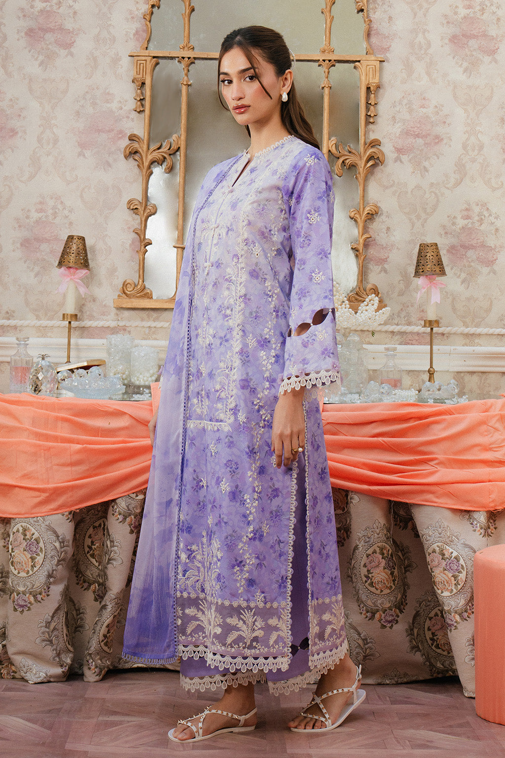 Ayzel | Armelia Printed Lawn 25 | Delilah -  Ayzel Ladies Clothes - Original Designer Dress - House of Maryam