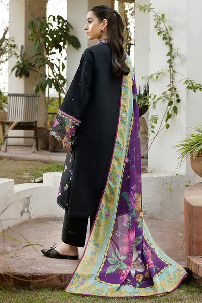 Farasha | Summer Weaves Embroidered Lawn | Raven Dusk -  Farasha Ladies Clothes - Original Designer Dress - House of Maryam