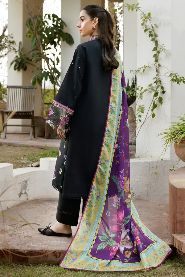 Farasha | Summer Weaves Embroidered Lawn | Raven Dusk -  Farasha Ladies Clothes - Original Designer Dress - House of Maryam