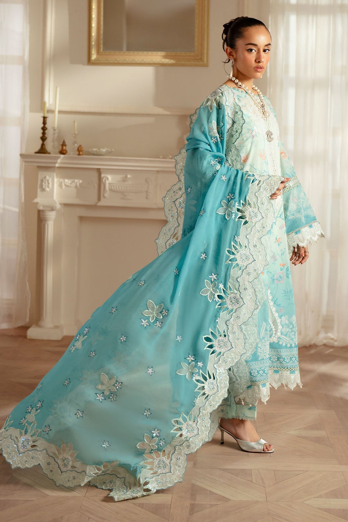Nureh | Feya Eid Lawn | FE-06 -  Nureh Ladies Clothes - Original Designer Dress - House of Maryam