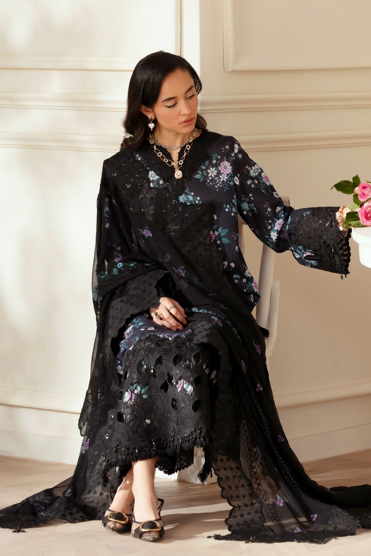 Nureh | Feya Eid Lawn | FE-04 -  Nureh Ladies Clothes - Original Designer Dress - House of Maryam
