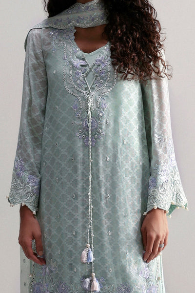 Afrozeh Elysia mint jacquard formal suit, photo 4