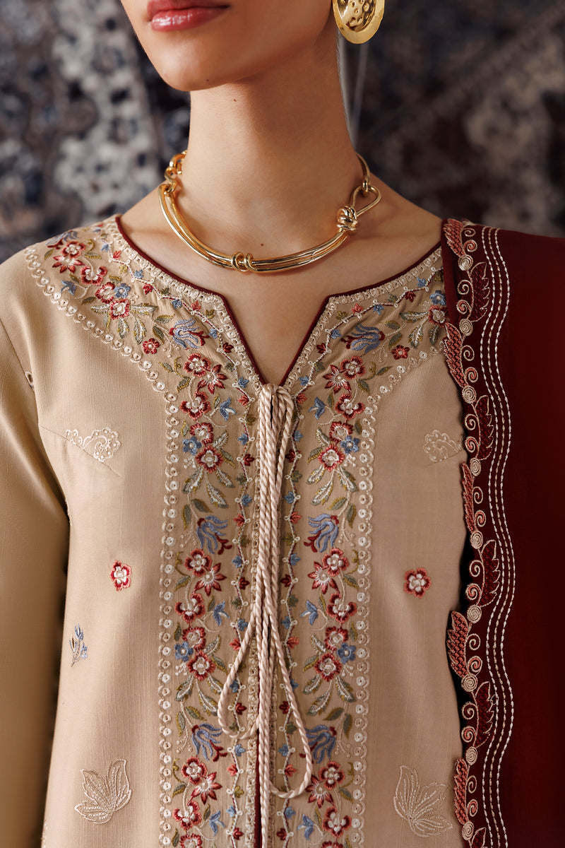 Qalamkar | Q Line Linen 26 | QLW-16 HAMNA, image 3