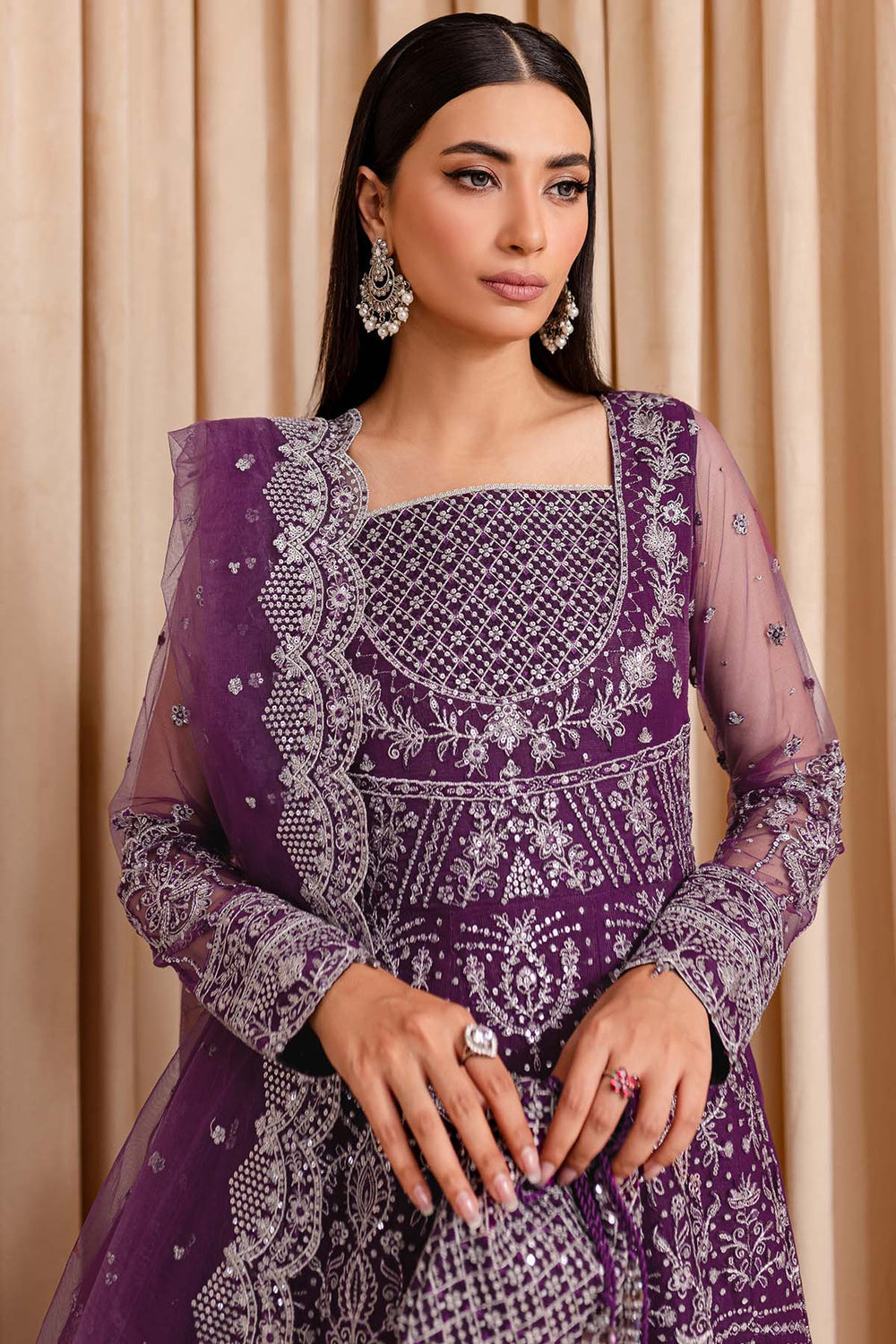 Farasha | Lumiere Formals | Plum Passion -  Farasha Bridal - Original Designer Dress - House of Maryam