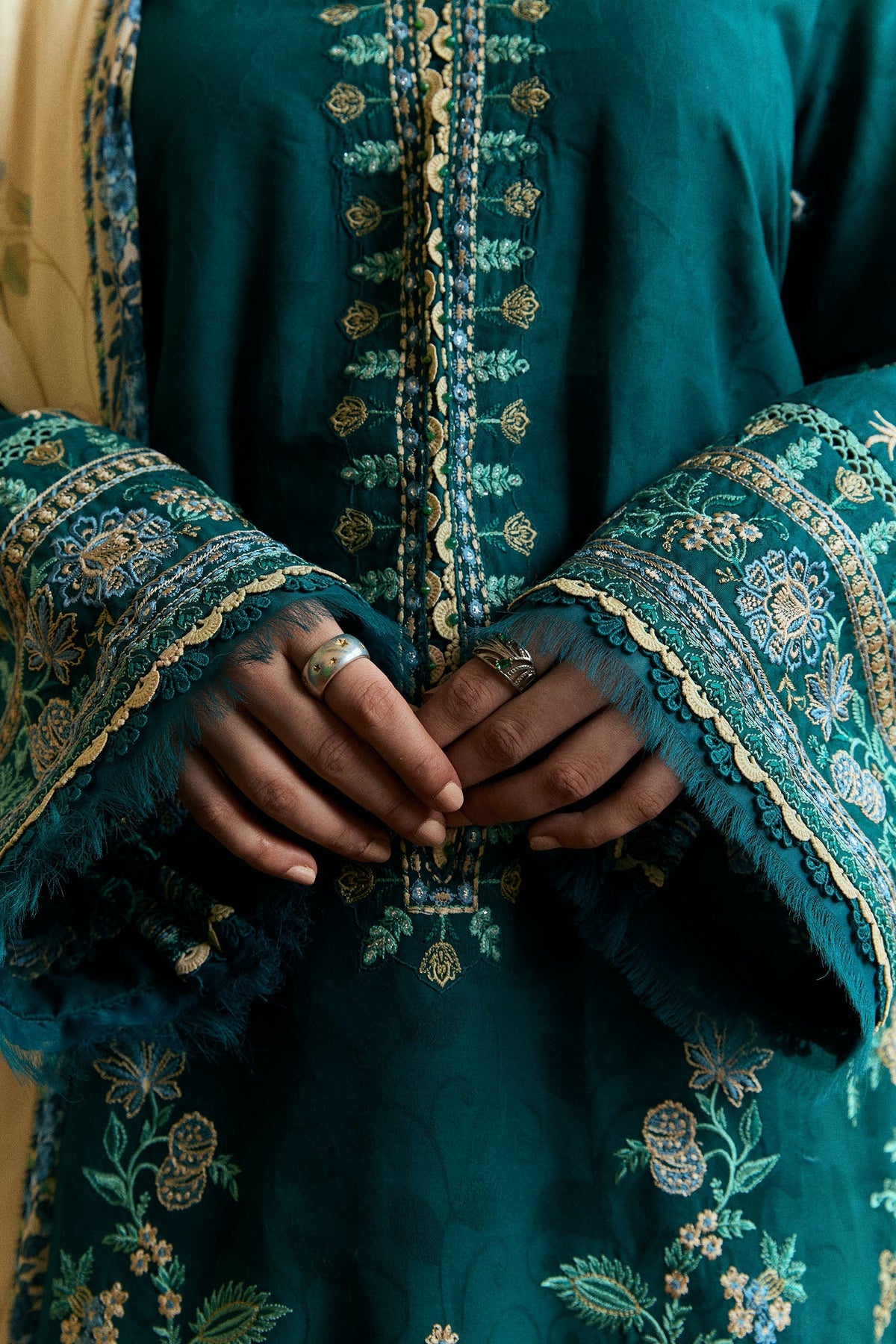 Zara Shahjahan | Coco Eid Edit | Marigold-D4 -  Zara Sahjahan Ladies Clothes - Original Designer Dress - House of Maryam