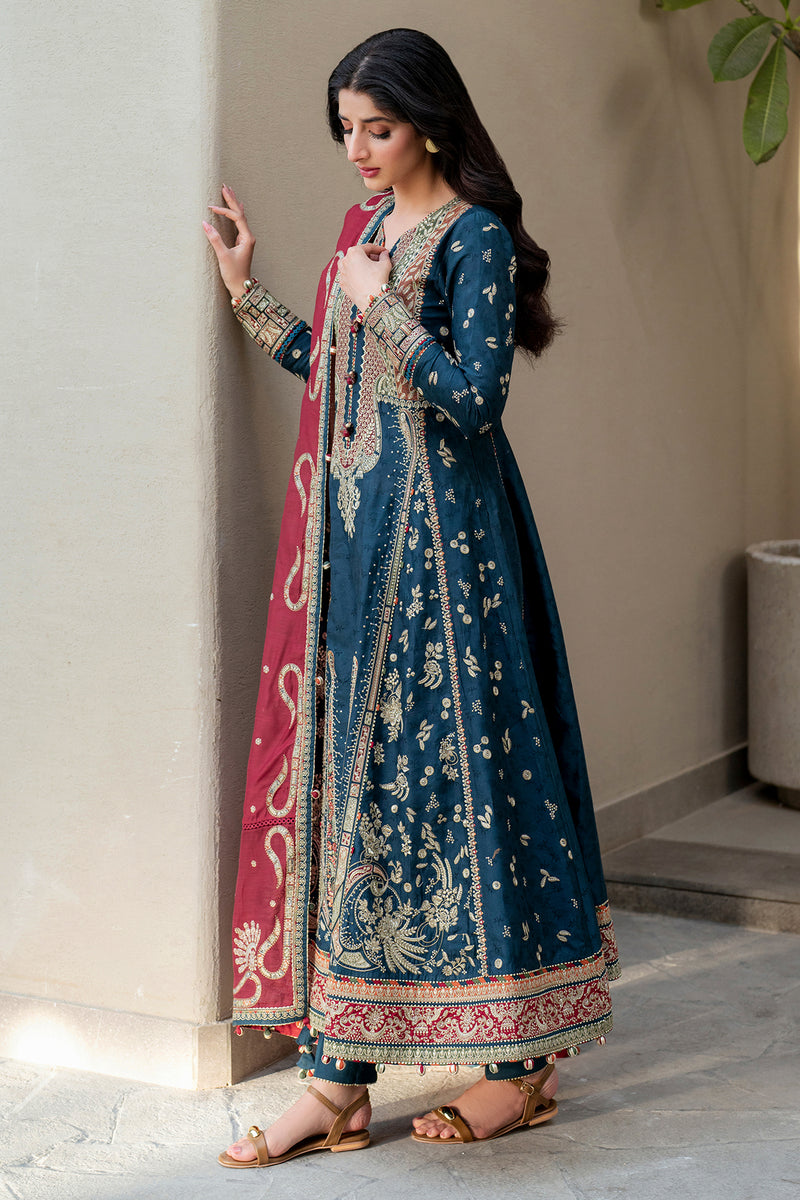 Jazmin | Shahkaar Luxury Lawn 25 | SL25-D3 -  Jazmin Ladies Clothes - Original Designer Dress - House of Maryam