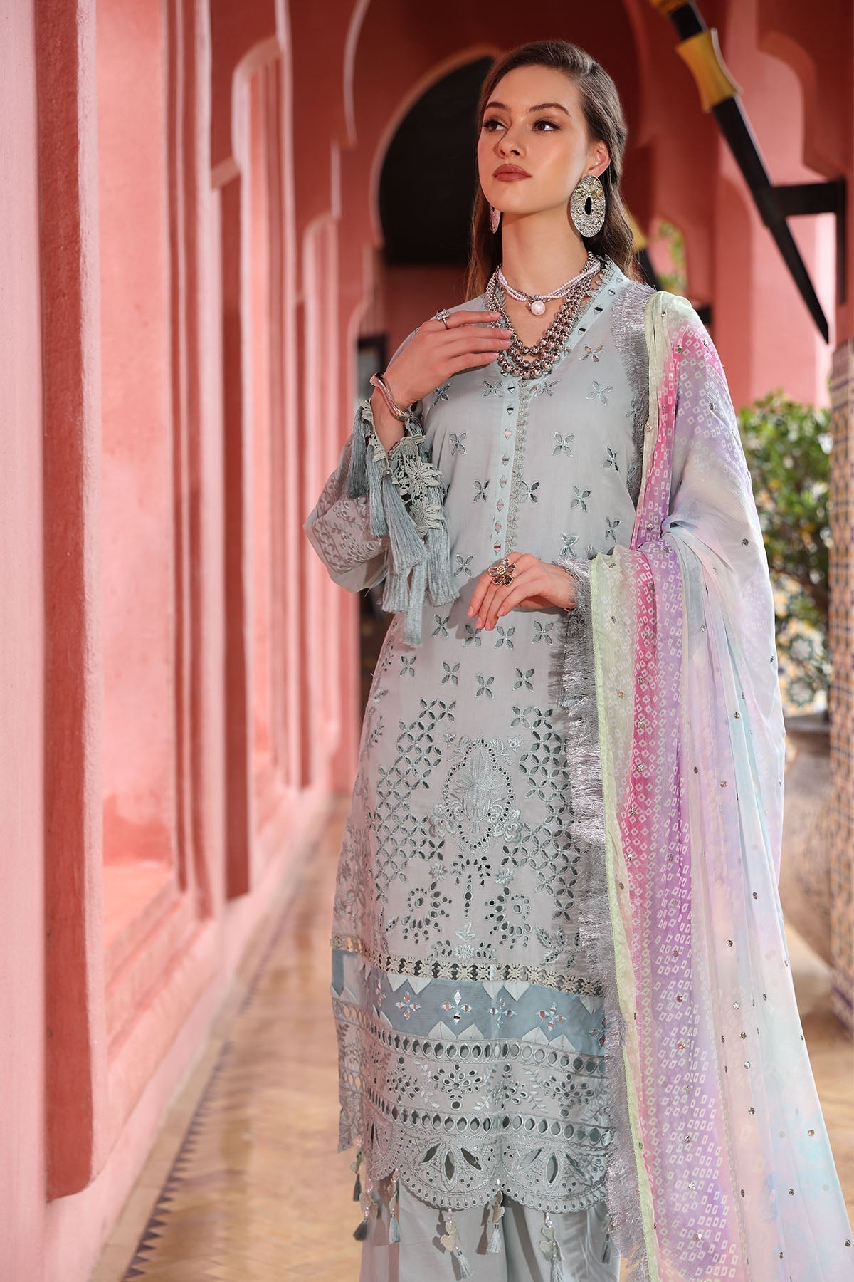 Nureh | Bazaar Lawn 25 | NE-111 -  Nureh Ladies Clothes - Original Designer Dress - House of Maryam