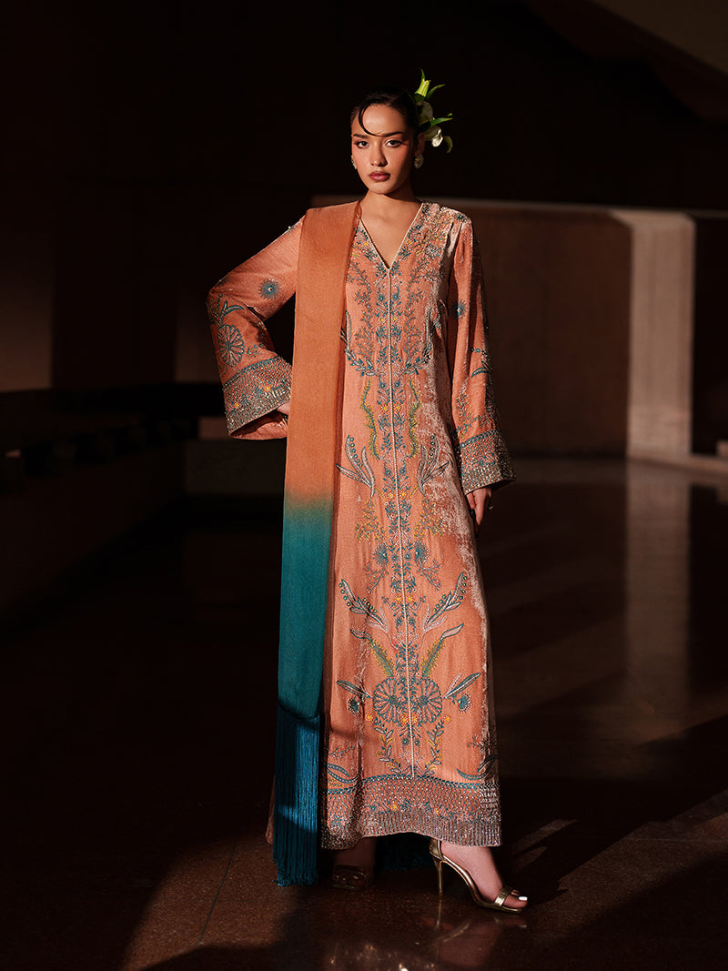 Caia | Luxury Velvet Edit 25 | Salmon-2