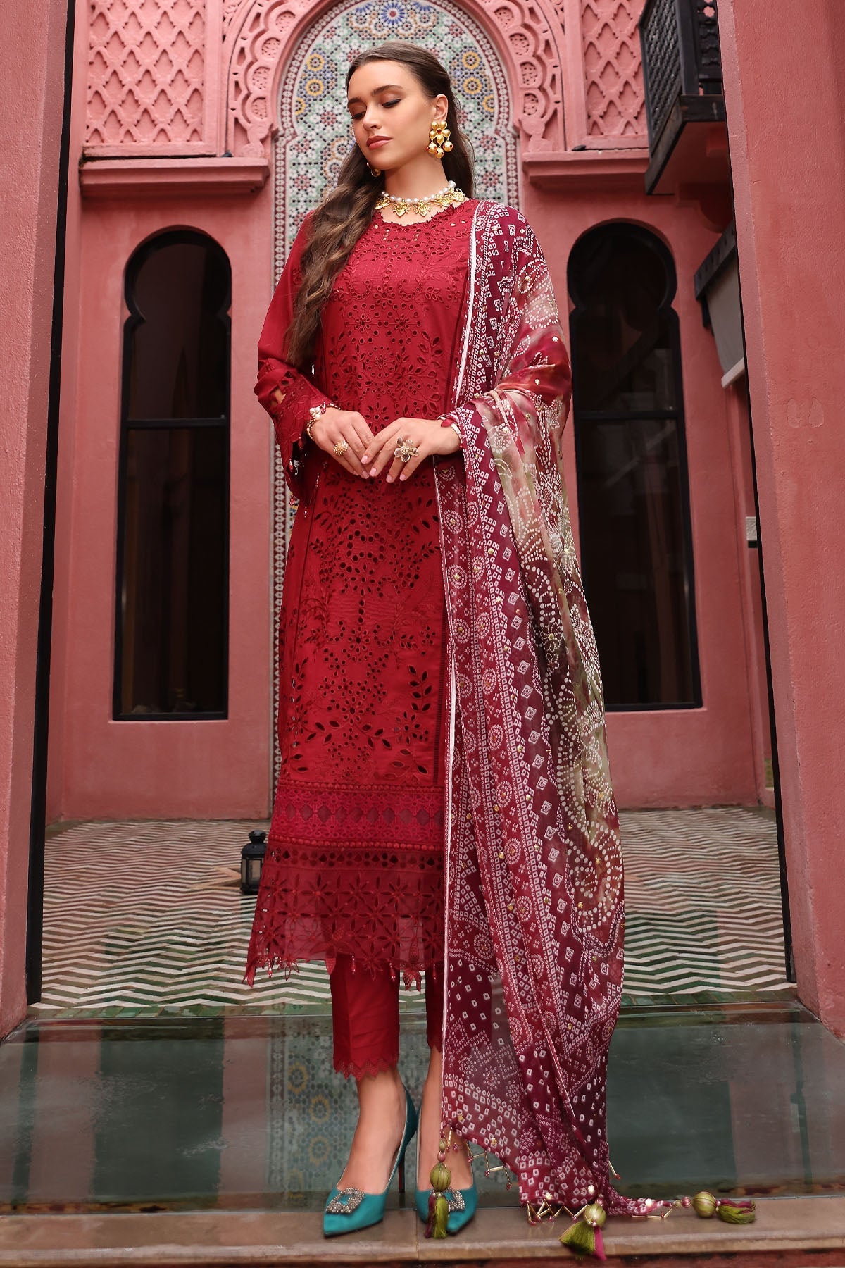 Nureh | Bazaar Lawn 25 | NE-109 -  Nureh Ladies Clothes - Original Designer Dress - House of Maryam