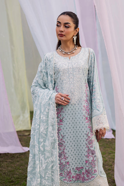 Batik | Naomi Luxury Lawn Eid Edit 26' | Ocean Swan 3Pc