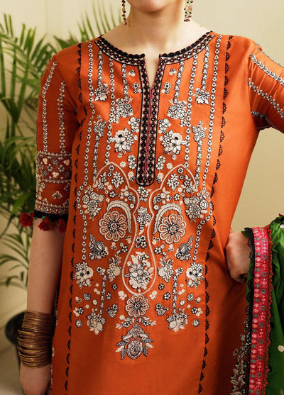 Hussain Rehar | Embroidered Lawn | STAR DUST -  Hussain Rehar Ladies Clothes - Original Designer Dress - House of Maryam