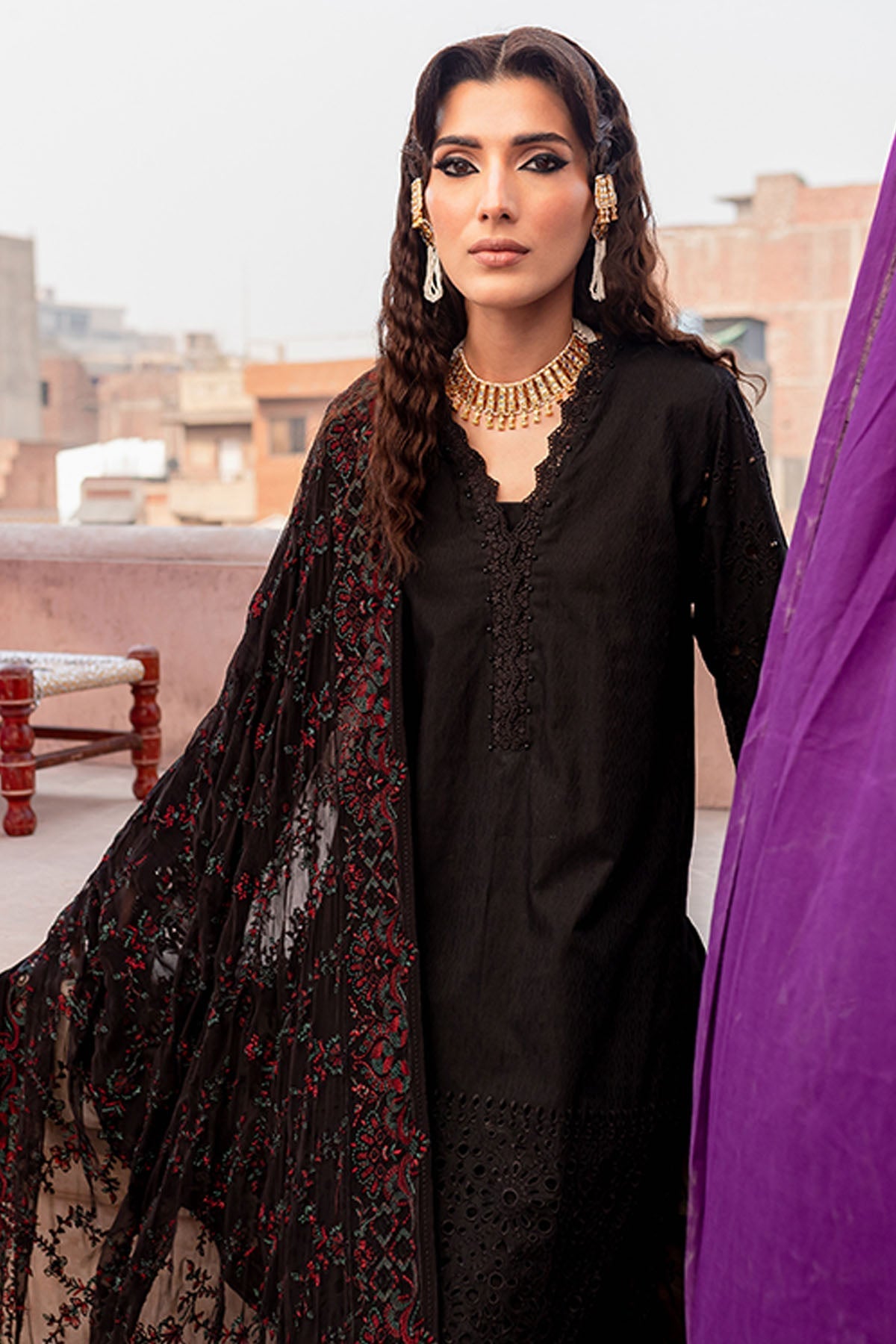 Nureh | Lawn Jacquard | NS-80 -  Nureh Ladies Clothes - Original Designer Dress - House of Maryam