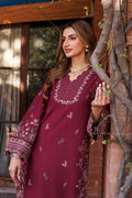 Farasha | Dastoor Embroidered Lawn SS24 | RUBY GLAM by Designer Farasha - House of Maryam - Pakistani Designer Ethnic Wear in {{ shop.shopifyCountryName }}