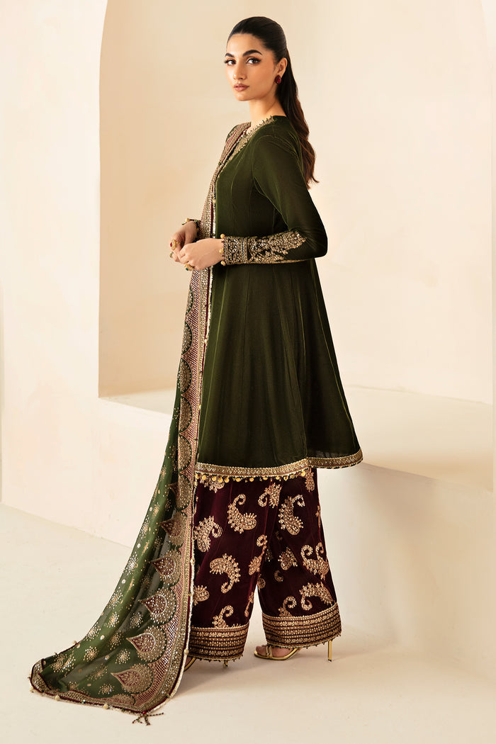 Jazmin | Velvet Edit 24 | VF-2029 -  Jazmin Ladies Clothes - Original Designer Dress - House of Maryam