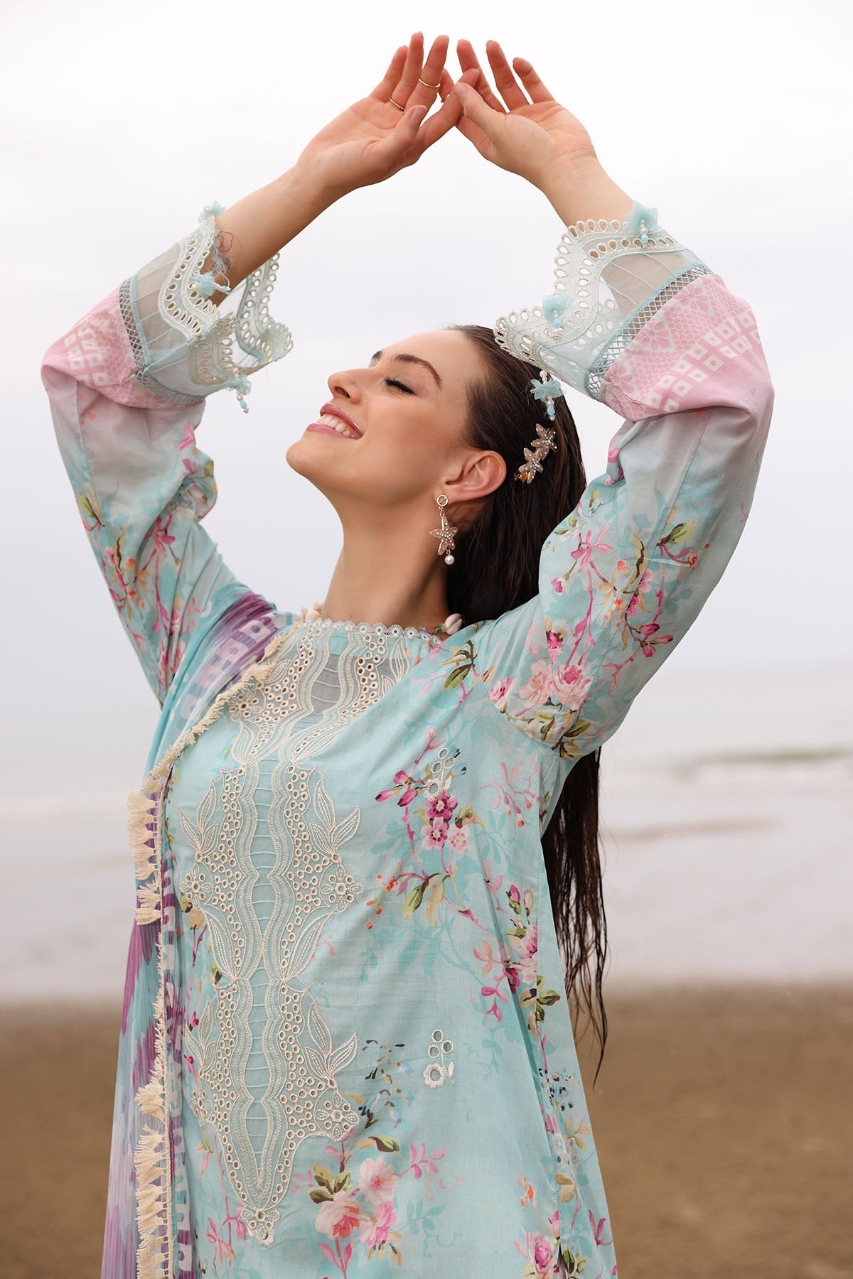 Nureh | Gardenia Embroidered Lawn 25 | NSG-173 -  Nureh Ladies Clothes -  House of Maryam