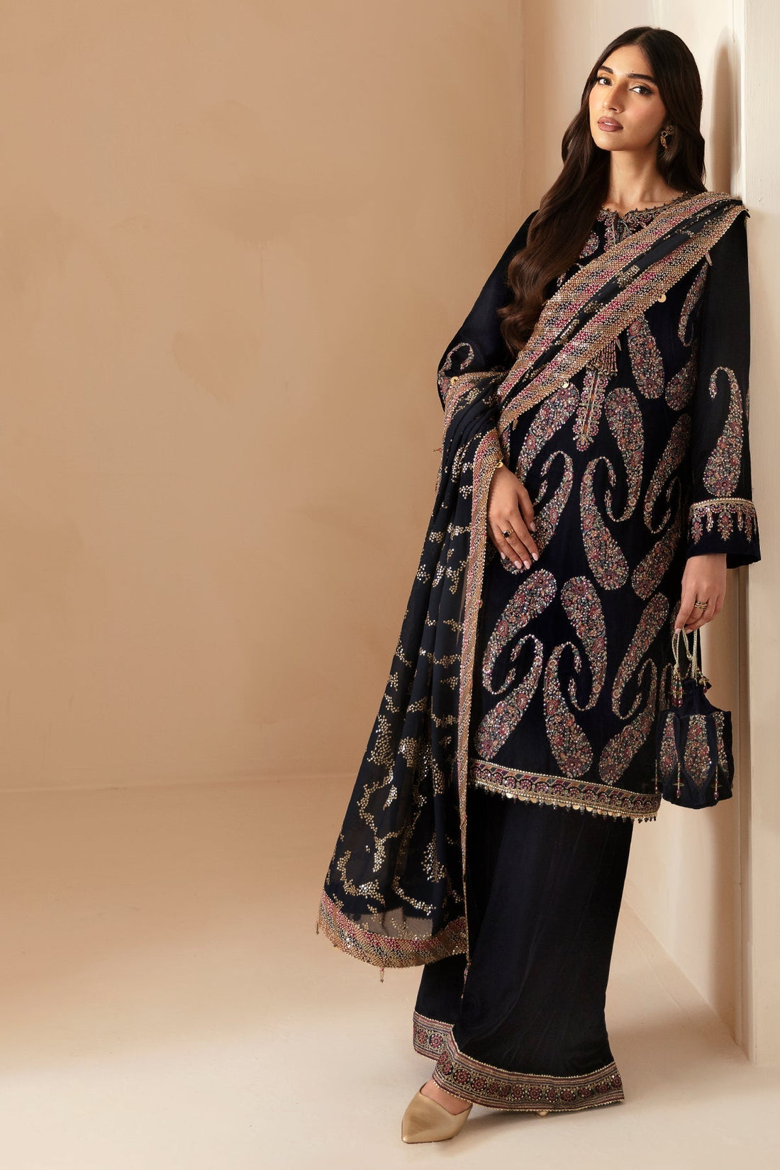 Jazmin | Velvet Edit 24 | Velvet Formal VF-2024 by Designer Jazmin - House of Maryam - Pakistani Designer Ethnic Wear in {{ shop.shopifyCountryName }}