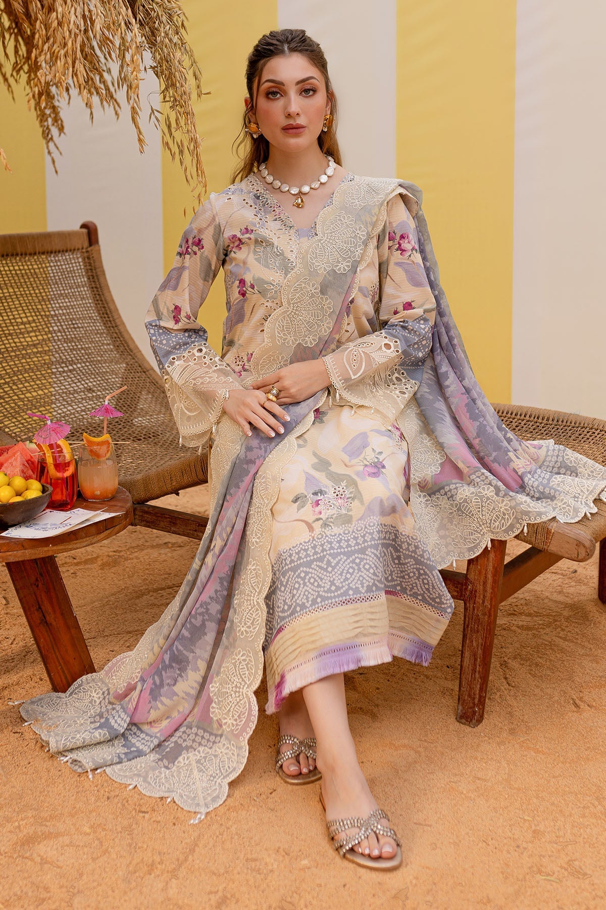 Nureh | Gardenia Lawn 25 | NSG-177 -  Nureh Ladies Clothes - Original Designer Dress - House of Maryam