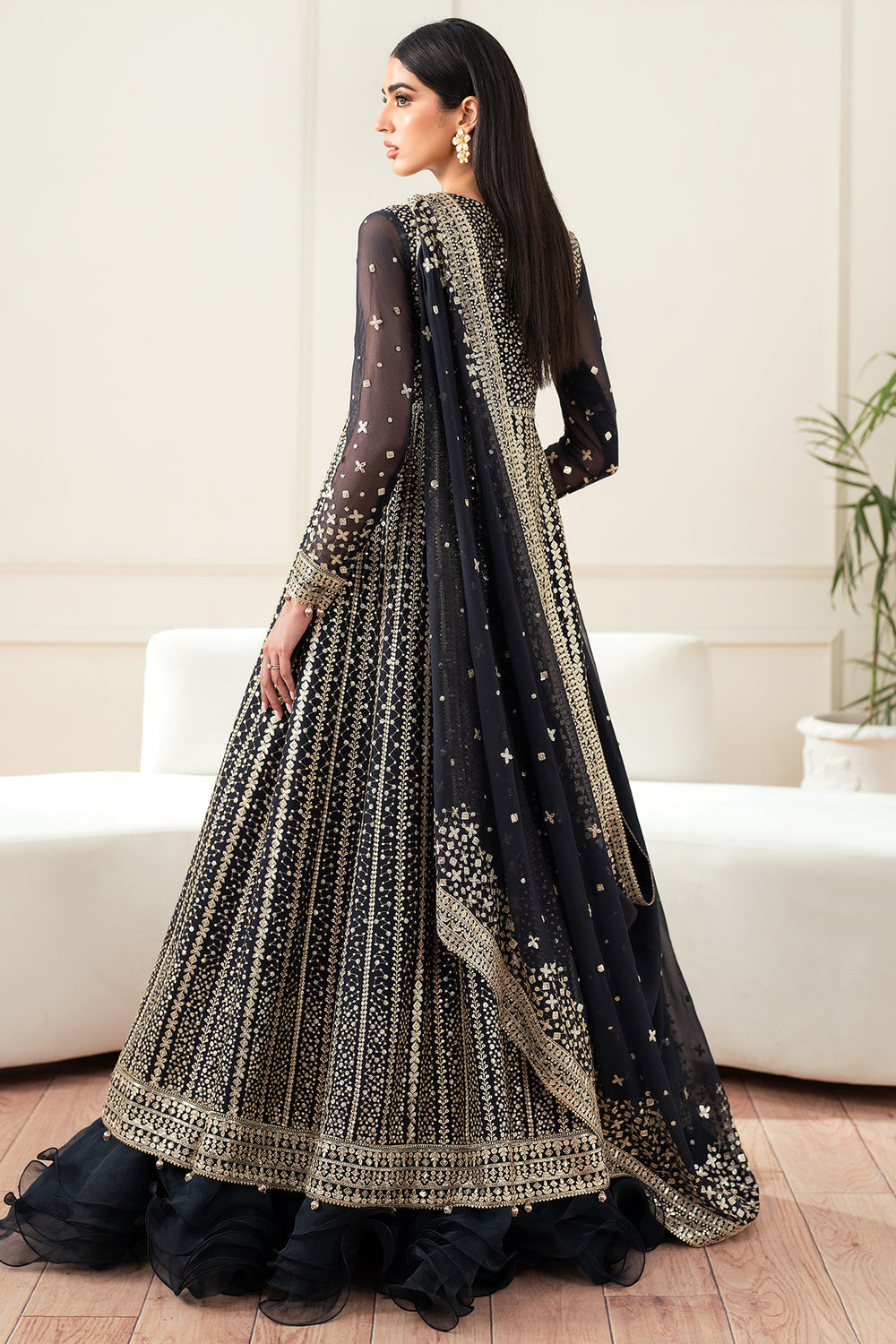 Farasha | Essence Formals 25 | Midnight Navy -  Farasha Ladies Clothes - Original Designer Dress - House of Maryam