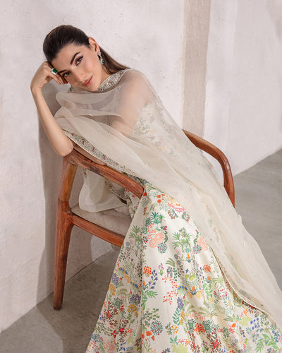 Faiza Saqlain | Lenora Luxury Pret | Floretta -  Faiza Saqlain Formal - Original Designer Dress - House of Maryam