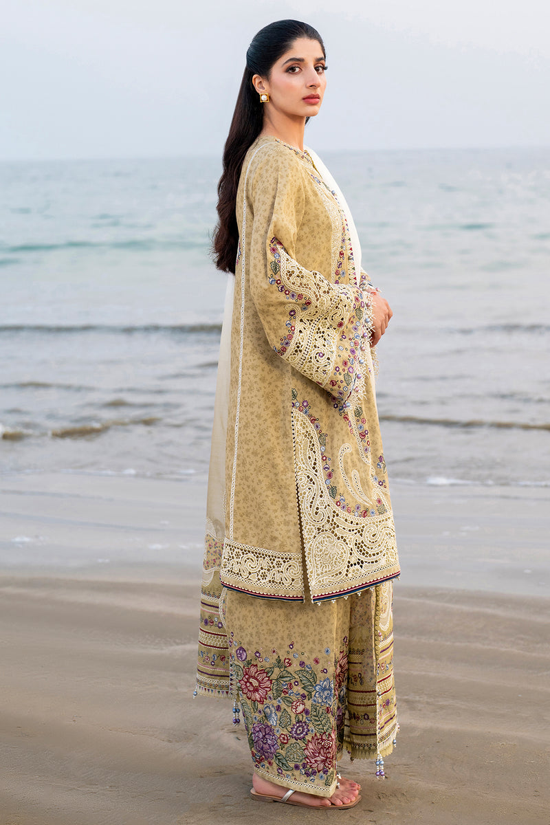 Jazmin | Shahkaar Luxury Lawn 25 | SL25-D4 -  Jazmin Ladies Clothes - Original Designer Dress - House of Maryam