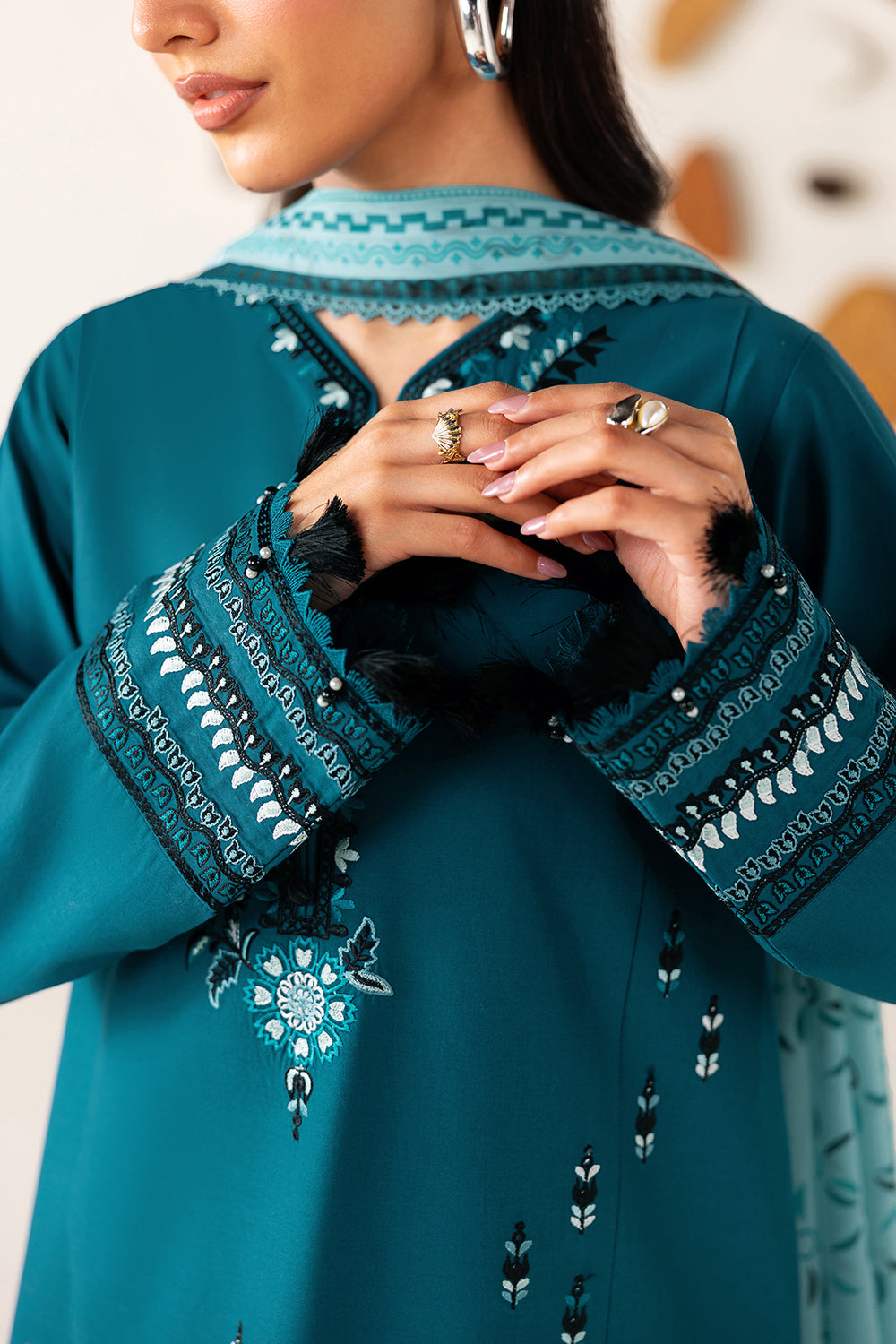 Farasha | Summer Melody 26 | Arctic Teal-3