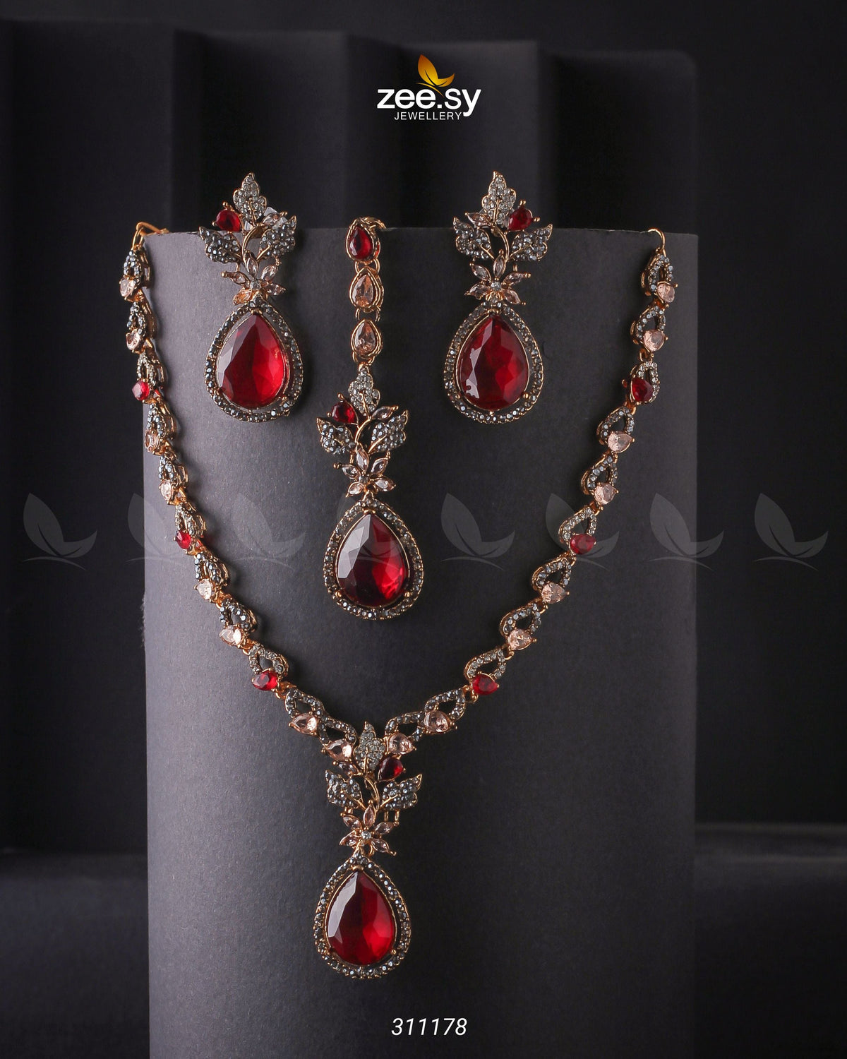Opal Necklace Set -  Zeesy Necklace Sets - Original Designer Dress - House of Maryam