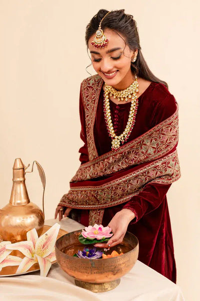 Nureh | Shades of Winter | NSS-16 -  Nureh Luxury - Original Designer Dress - House of Maryam