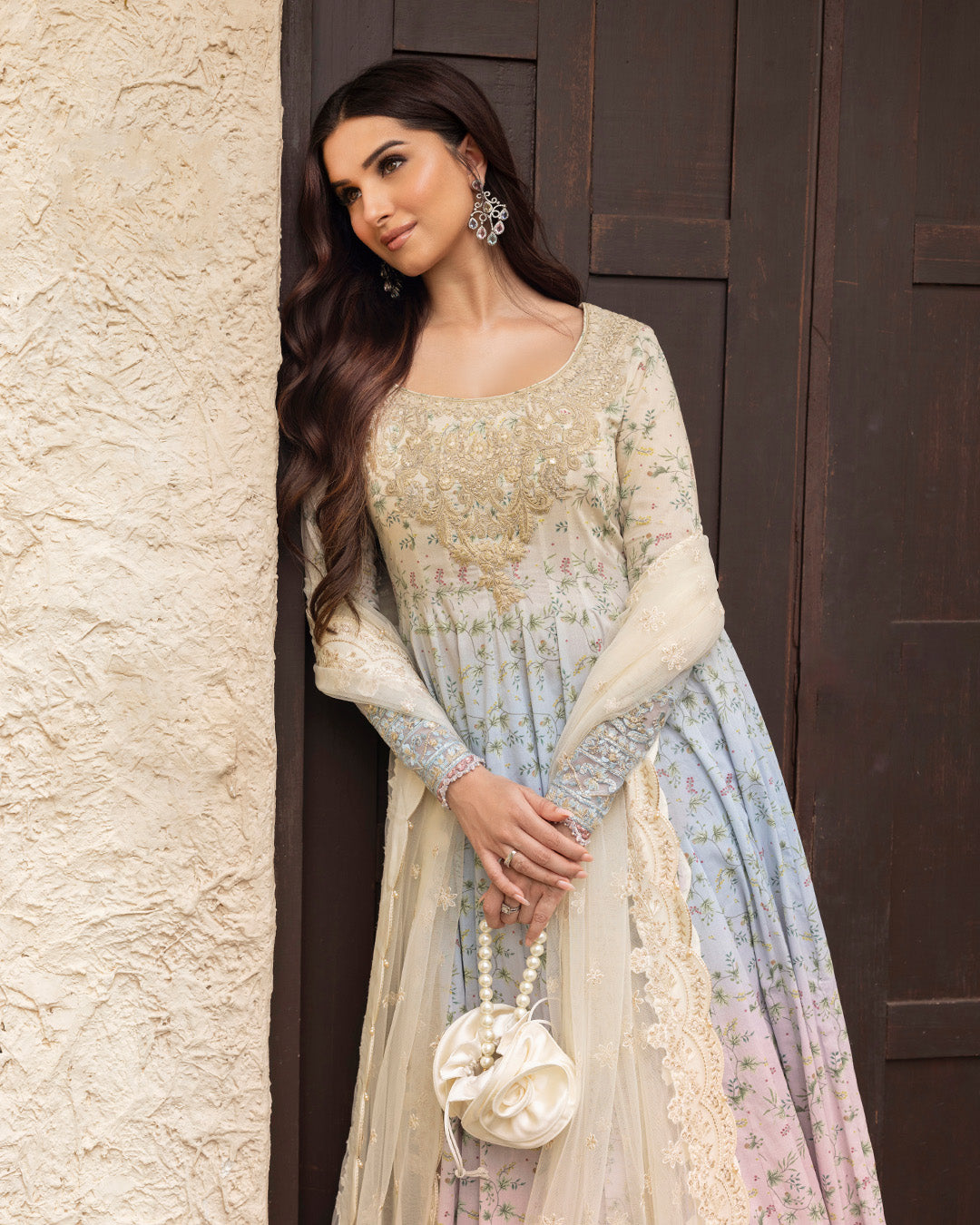 Faiza Saqlain | Zinnia Lawn 25 | Freesia -  Faiza Saqlain Ladies Clothes - Original Designer Dress - House of Maryam