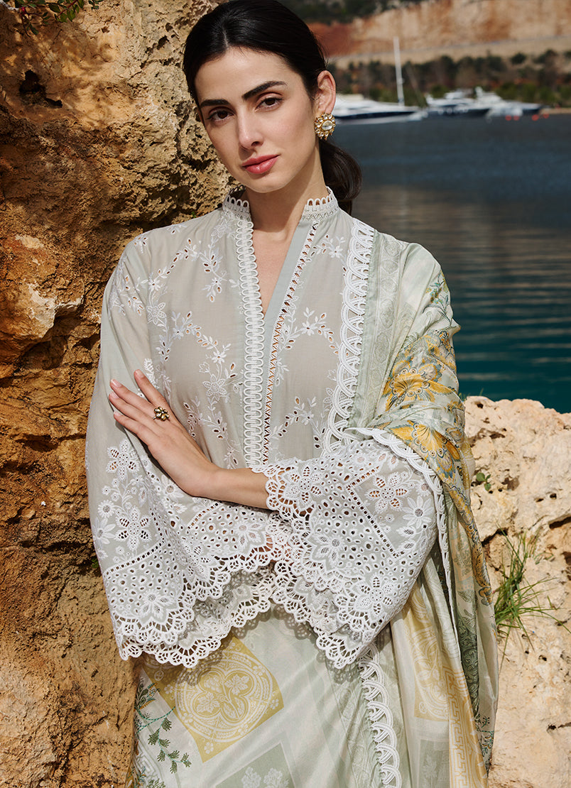 Image | Lawnkari 25 | Melek -  Image Ladies Clothes - Original Designer Dress - House of Maryam