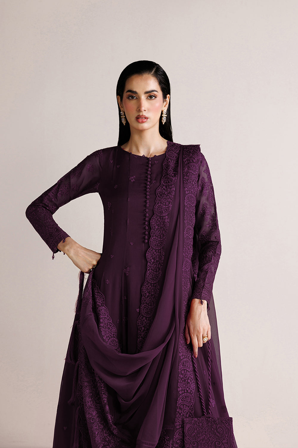 Farasha | Chiffon Essentials 26 | Violet Grace, image 3