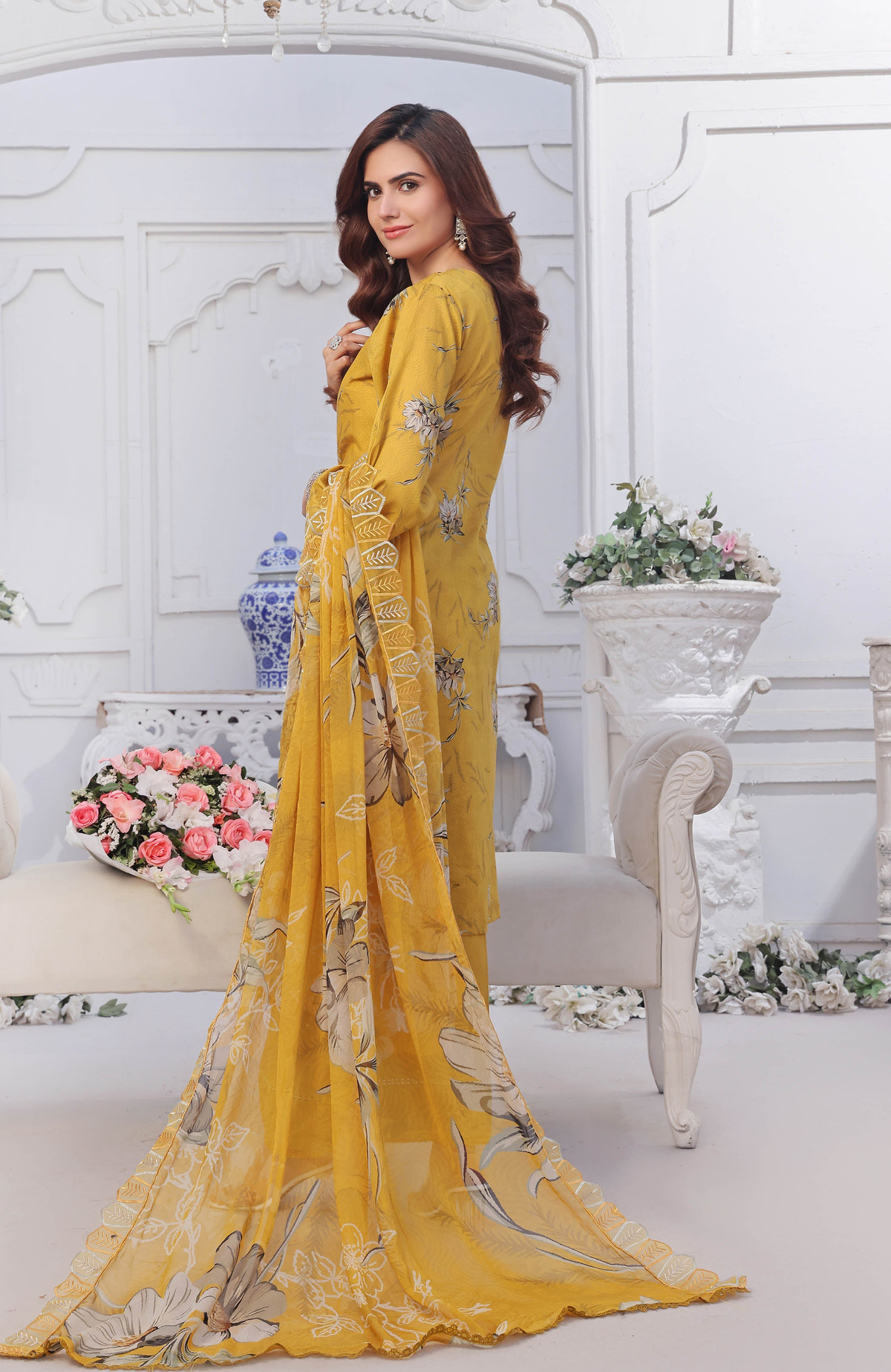 Al Zohaib | Applique Kari Cutwork Edit 25 | ACE-25-05 -  Alzohaib Ladies Clothes - Original Designer Dress - House of Maryam