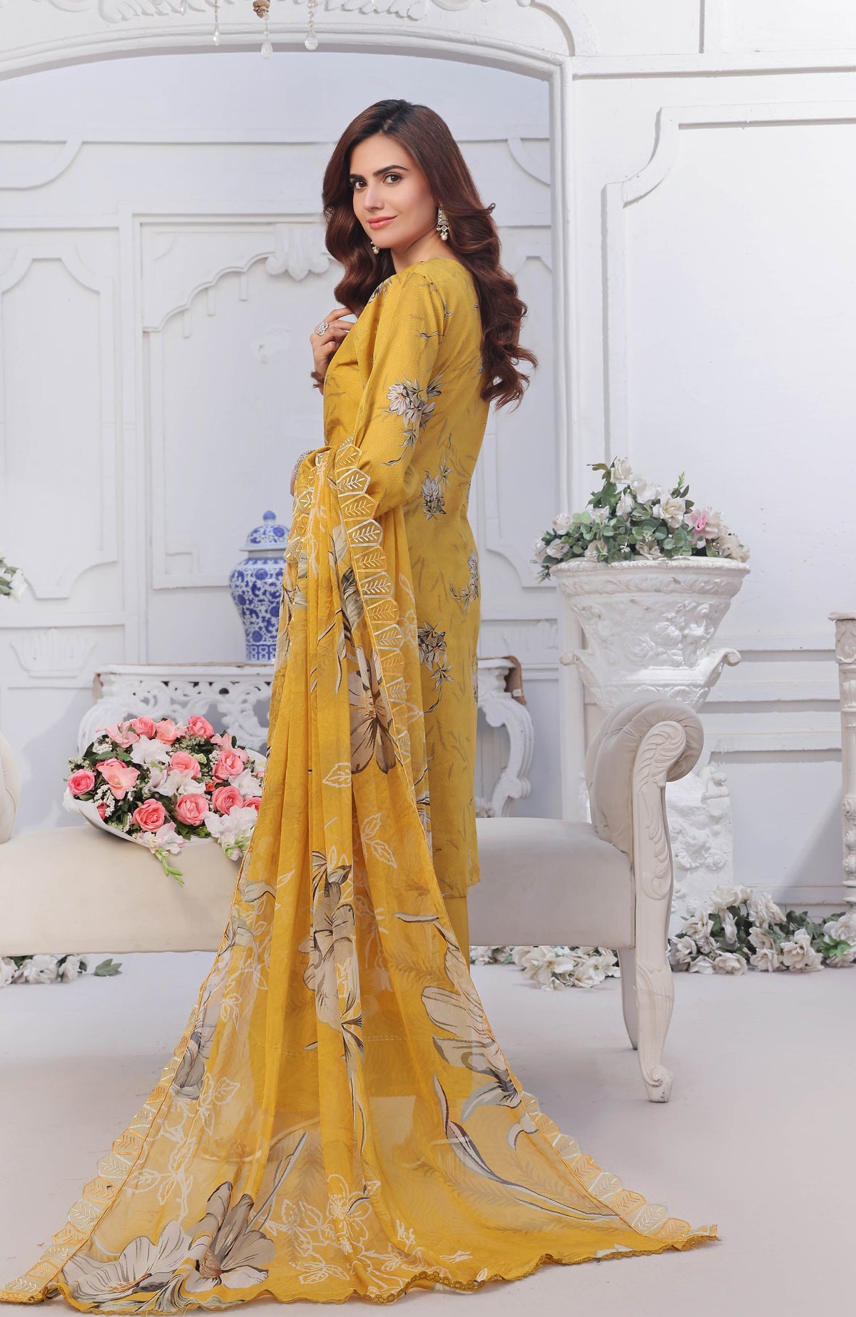 Al Zohaib | Applique Kari Cutwork Edit 25 | ACE-25-05 -  Alzohaib Ladies Clothes - Original Designer Dress - House of Maryam