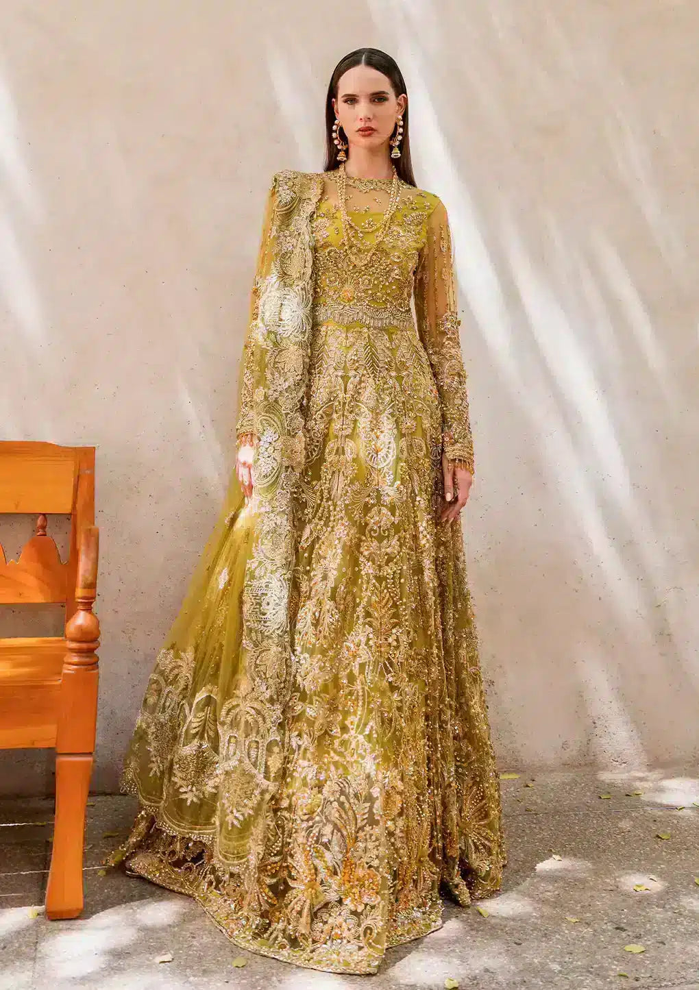 Elaf Premium | Evara Wedding 23 | EEB-05 HENNA by Designer Elaf Premium - House of Maryam - Pakistani Designer Ethnic Wear in {{ shop.shopifyCountryName }}