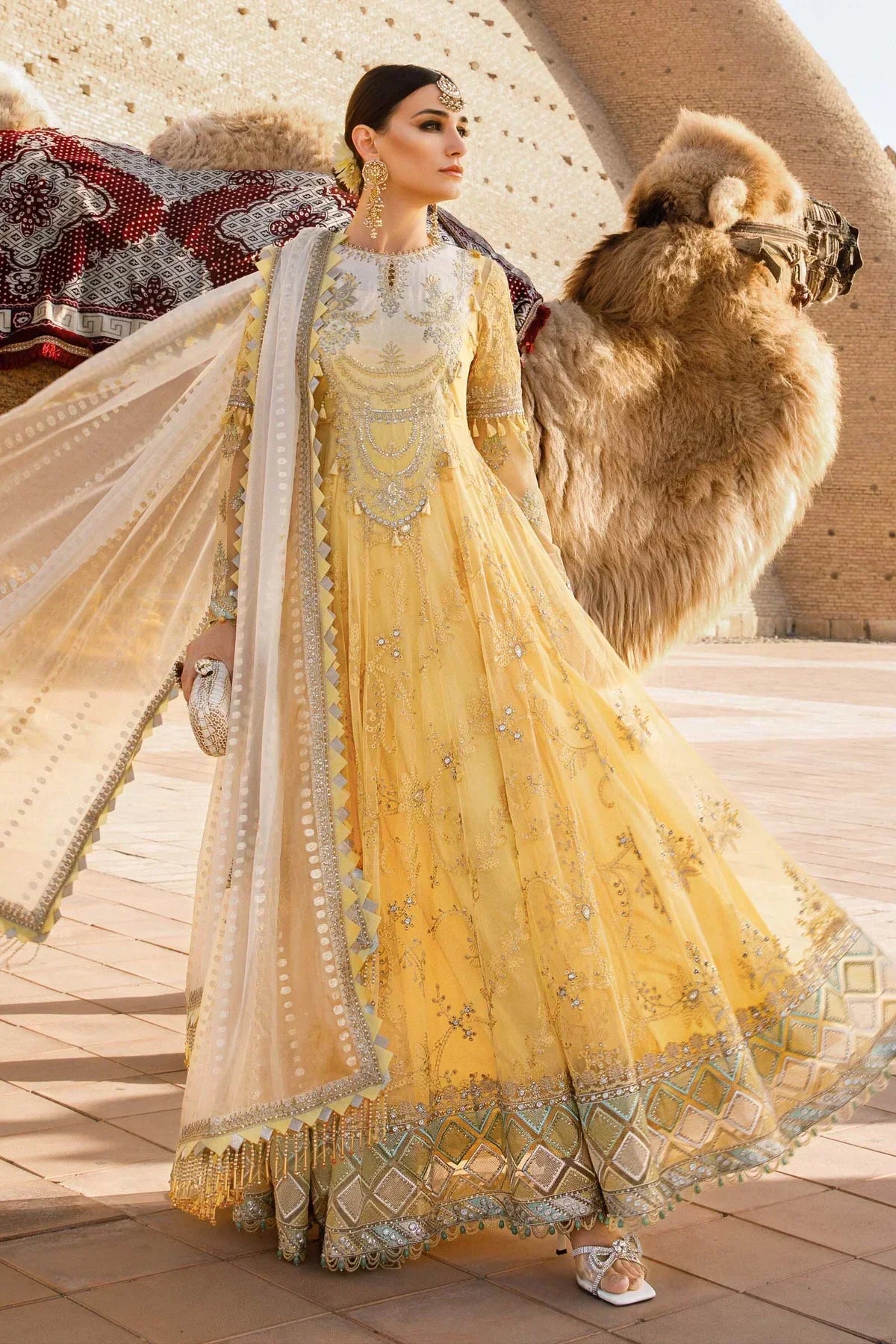 Maria B | Luxury Lawn | D-2305-A -  Maria B Luxury - Original Designer Dress - House of Maryam