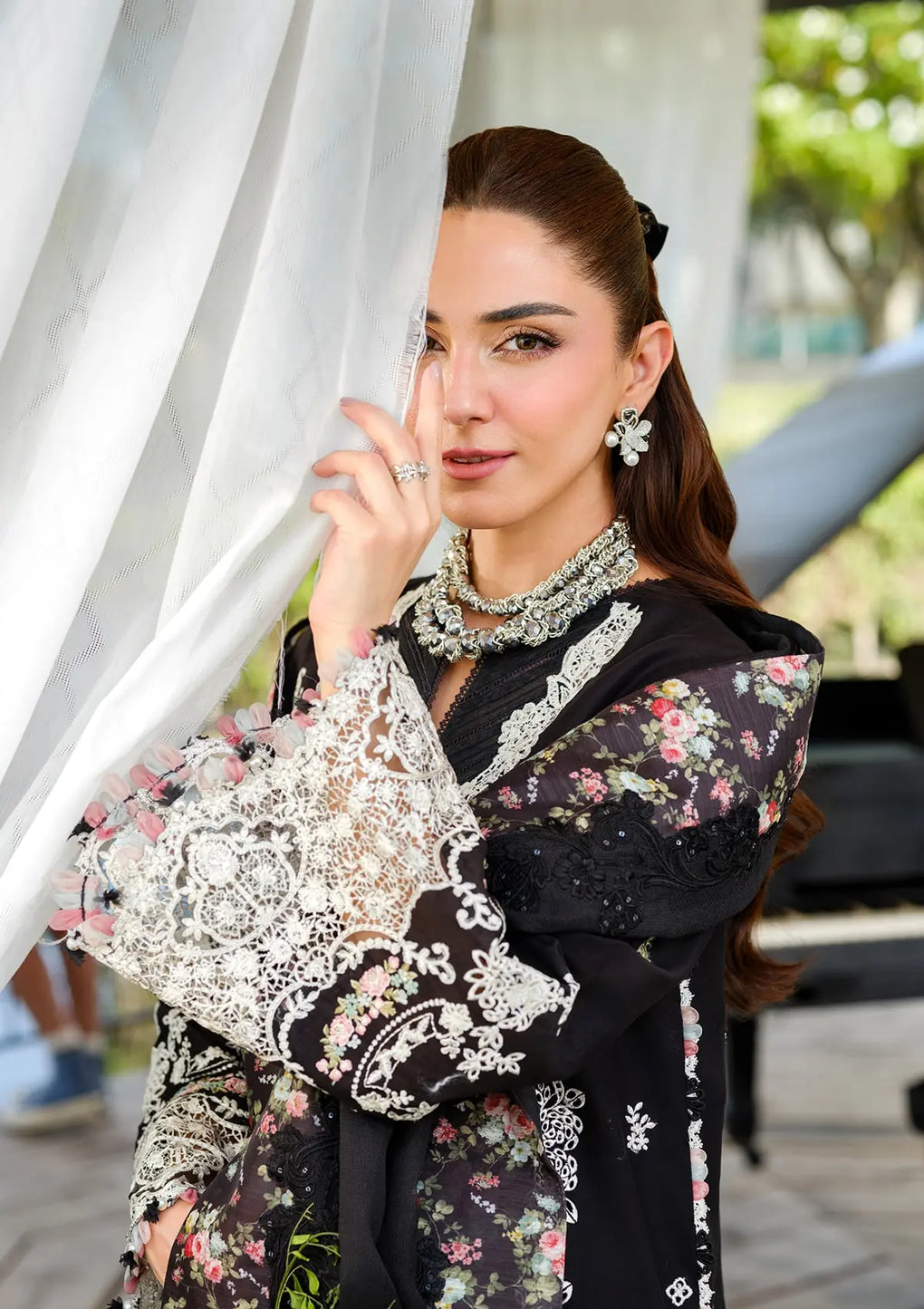 Elaf Premium | Luxury Lawn 25 | ELH-6A SERENA -  Elaf Premium Ladies Clothes - Original Designer Dress - House of Maryam