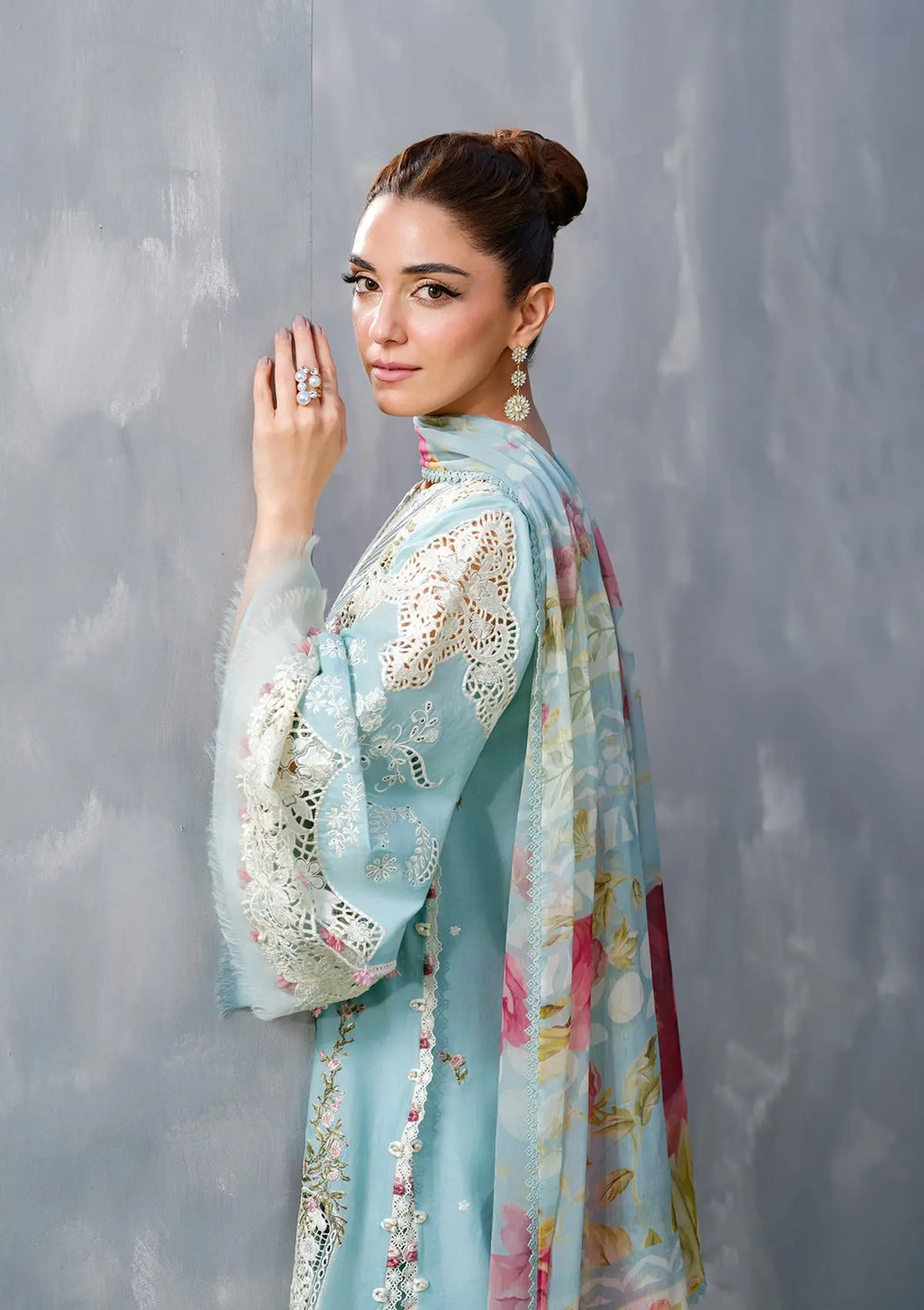Elaf Premium | Luxury Lawn 25 | ELH-5B ELYA -  Elaf Premium Ladies Clothes - Original Designer Dress - House of Maryam
