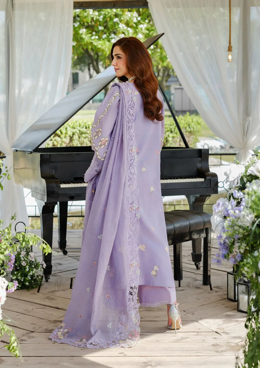 Elaf Premium | Luxury Lawn 25 | ELH-3A PARIS HUES -  Elaf Premium Ladies Clothes - Original Designer Dress - House of Maryam