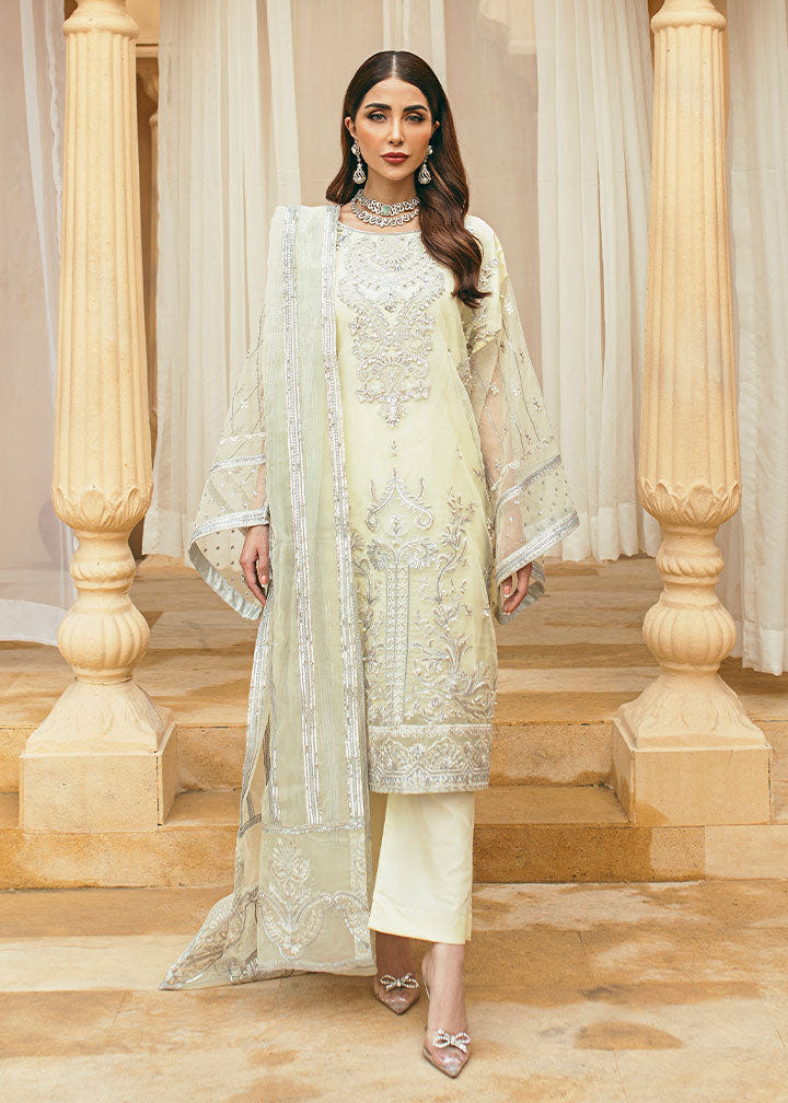 Daud Abbas | Formals Collection | Nu-Bahar -  Daud Abbas Formal - Original Designer Dress - House of Maryam
