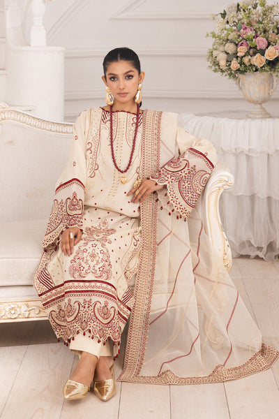 Maryum N Maria | Mira Luxury Lawn | BEHNAZ - FS50098 -  Maryum N Maria Ladies Clothes - Original Designer Dress - House of Maryam