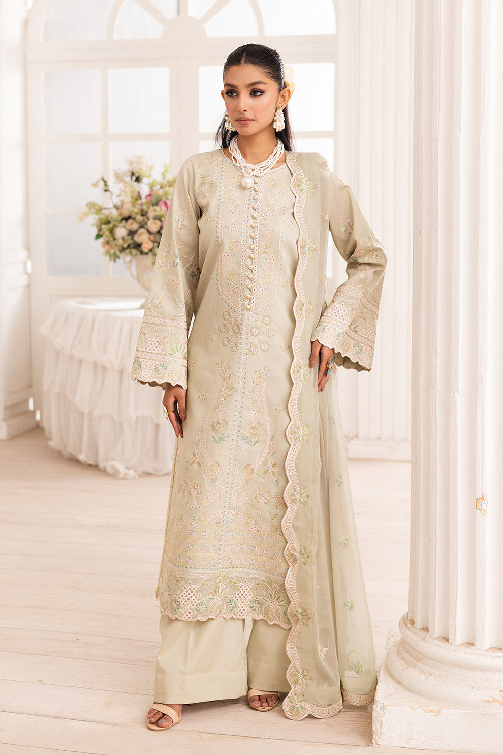 Maryum N Maria | Mira Luxury Lawn | ESMAT - FS50099 -  Maryum N Maria Ladies Clothes - Original Designer Dress - House of Maryam