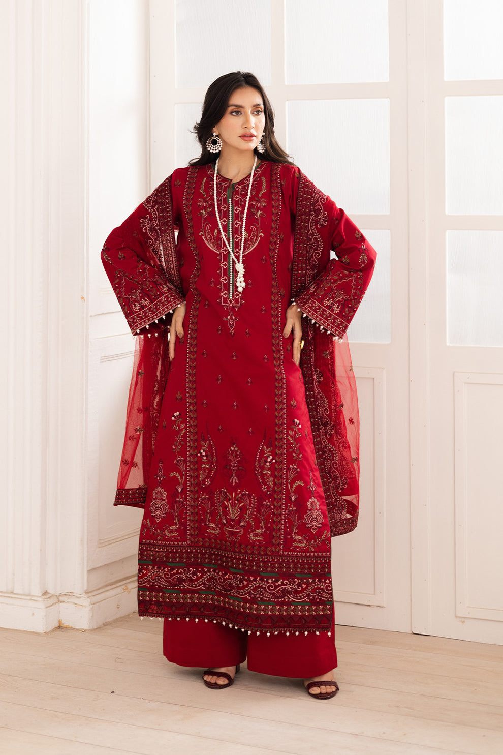 Maryum N Maria | Mira Luxury Lawn | GULMAR - FS50100 -  Maryum N Maria Ladies Clothes - Original Designer Dress - House of Maryam
