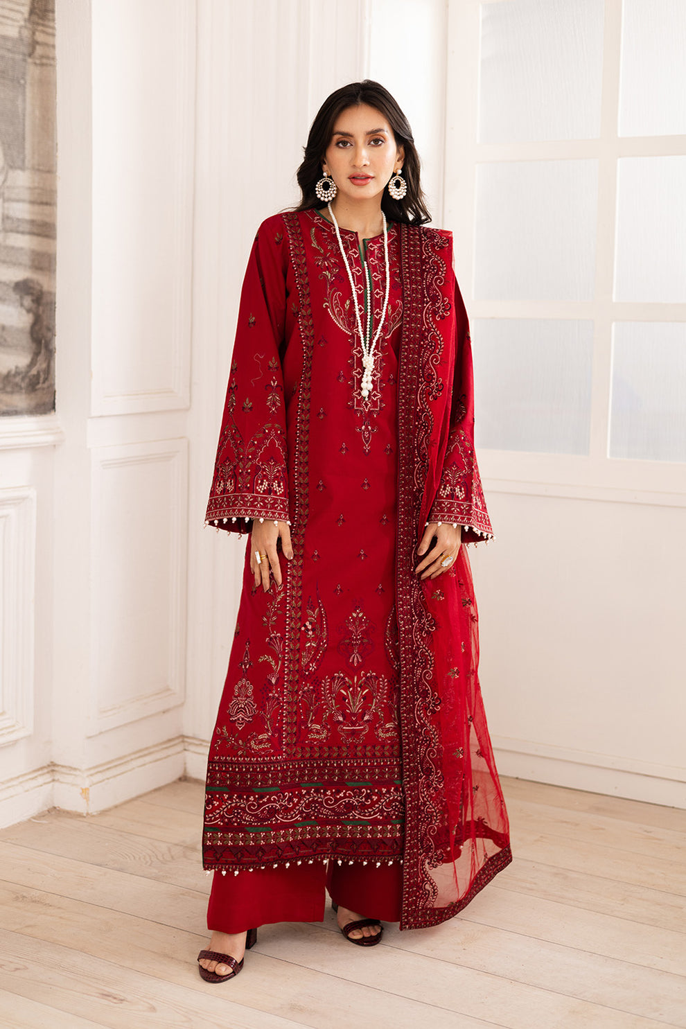 Maryum N Maria | Mira Luxury Lawn | GULMAR - FS50100 -  Maryum N Maria Ladies Clothes - Original Designer Dress - House of Maryam