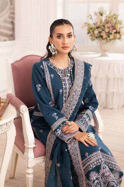 Maryum N Maria | Mira Luxury Lawn | FIROUZEH - FS50101 -  Maryum N Maria Ladies Clothes - Original Designer Dress - House of Maryam
