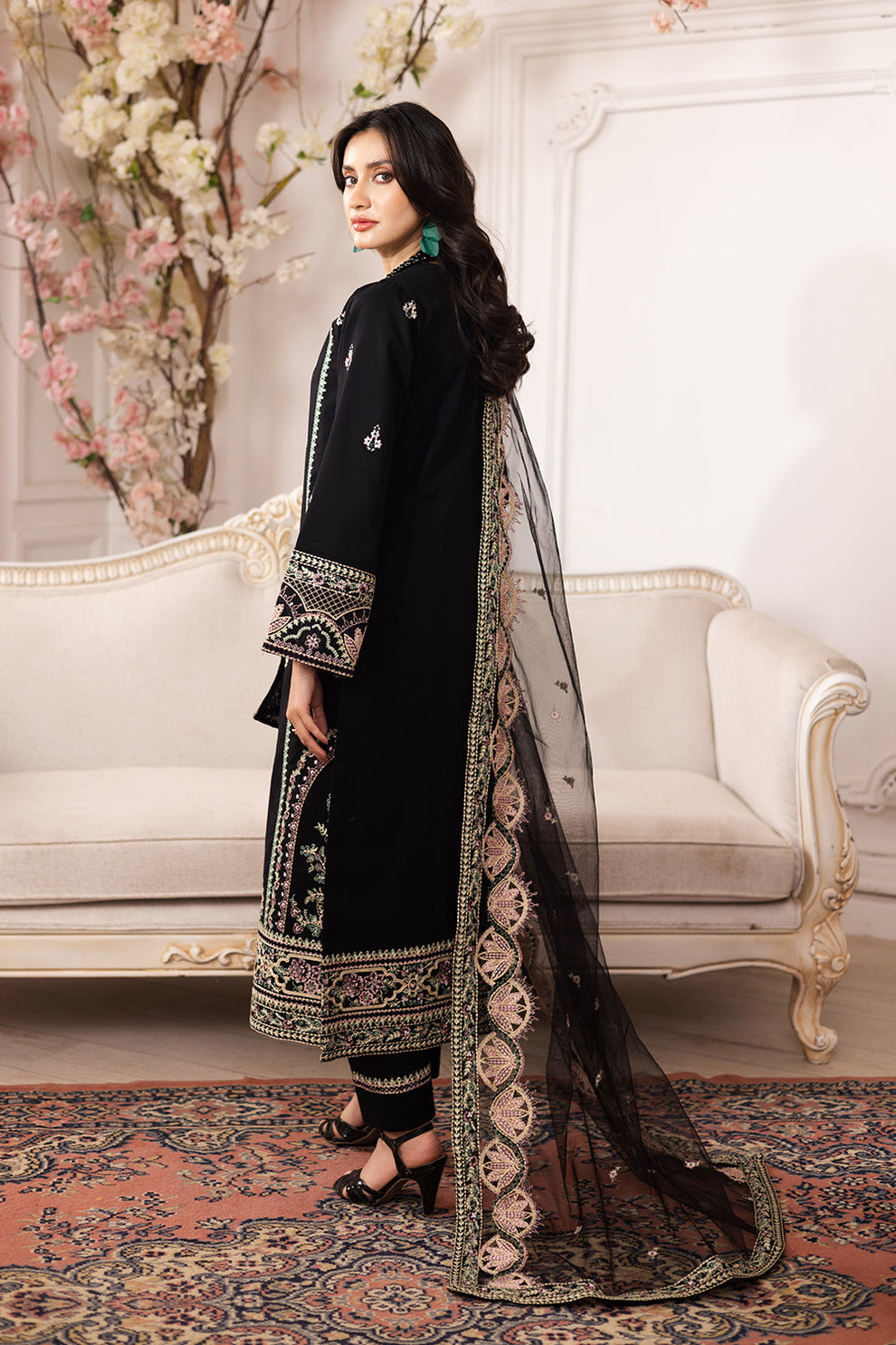 Maryum N Maria | Mira Luxury Lawn | SARA - FS50103 -  Maryum N Maria Ladies Clothes - Original Designer Dress - House of Maryam
