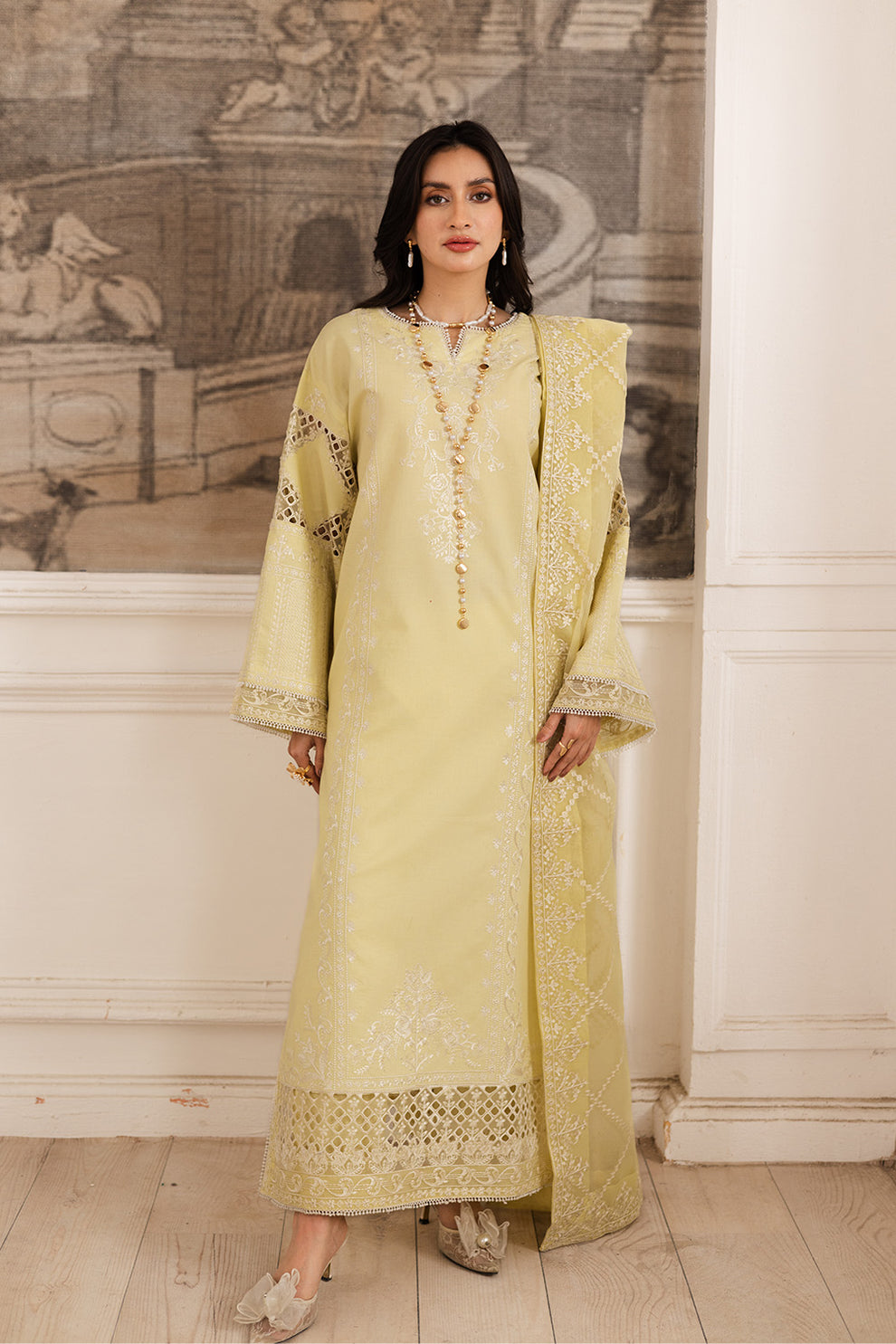 Maryum N Maria | Mira Luxury Lawn | HAYAT - FS50104 -  Maryum N Maria Ladies Clothes - Original Designer Dress - House of Maryam
