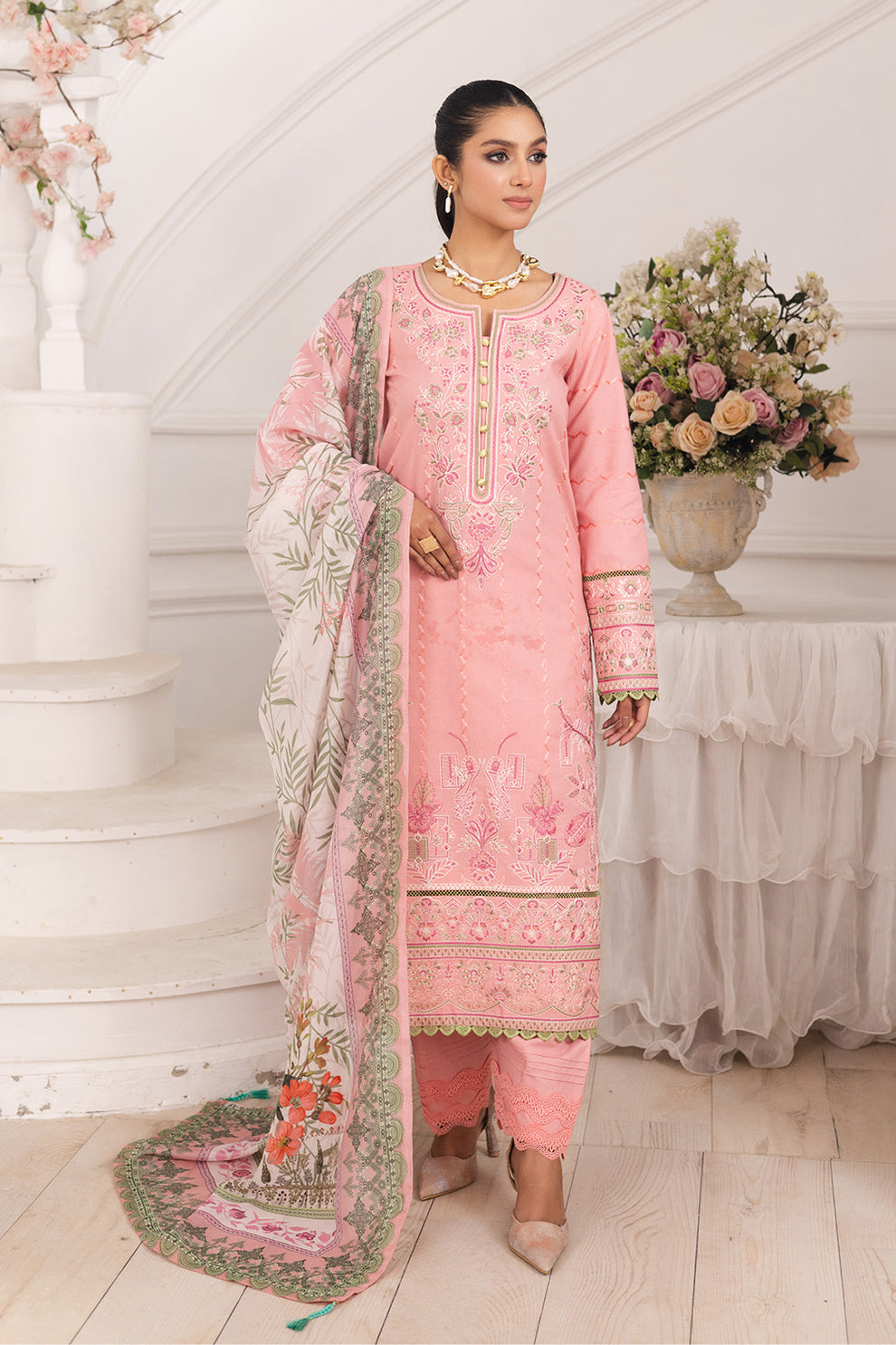 Maryum N Maria | Mira Luxury Lawn | MAHINE - FS50106 -  Maryum N Maria Ladies Clothes - Original Designer Dress - House of Maryam