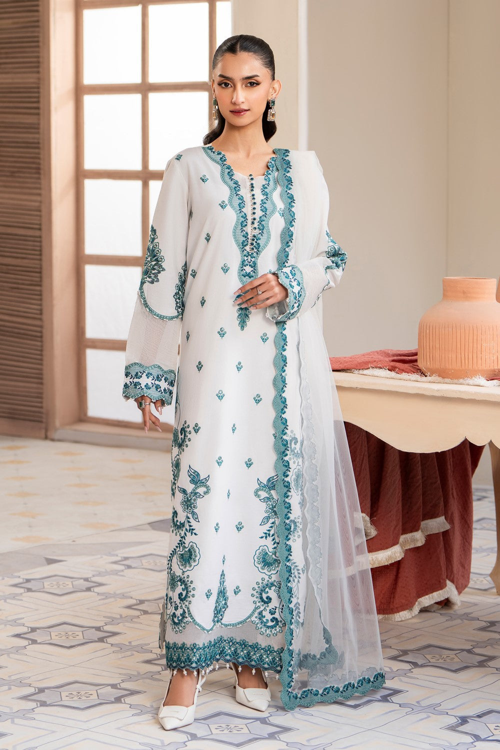 Maryum N Maria | Luxury Lawn 25 | ATOCHA - MS50107 -  Maryum N Maria Ladies Clothes - Original Designer Dress - House of Maryam