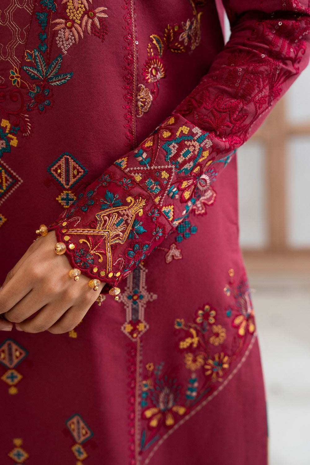 Maryum N Maria | Luxury Lawn 25 | AFINA - MS50108 -  Maryum N Maria Ladies Clothes - Original Designer Dress - House of Maryam